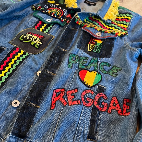 Bob Marley inspired jacket - Picture 2 of 4